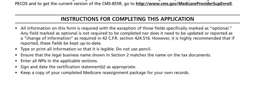 part 2 to filling out medicare 855r