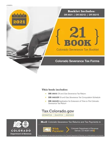 Co Severance Tax Form Preview
