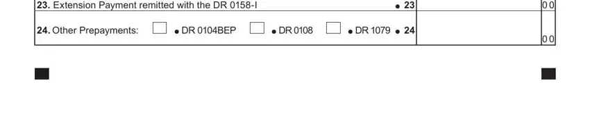 Filling out tax form 104 part 5