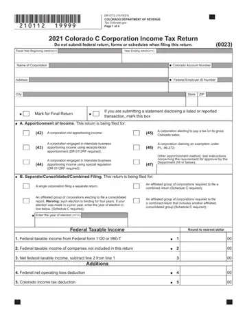 Colorado Form 112 Preview