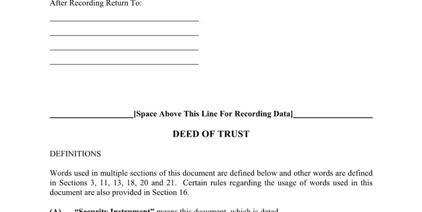 entering details in deed of trust colorado example part 1