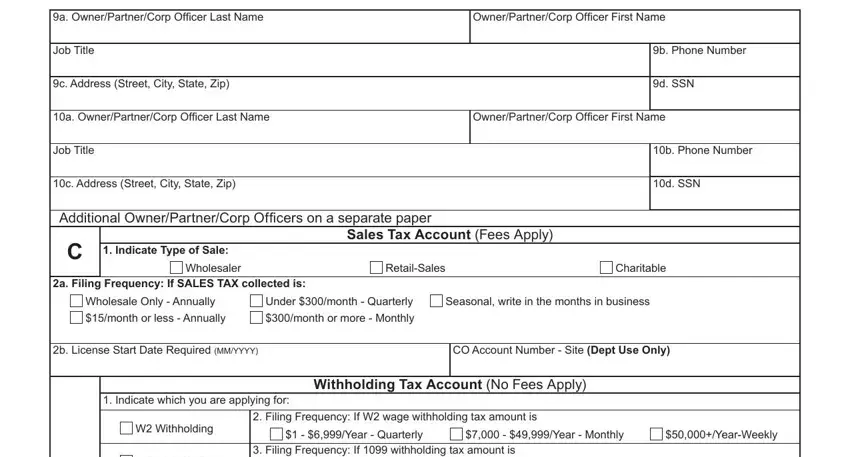 stage 4 to entering details in form cr 100 business registration