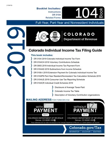 Colorado Tax Form Preview