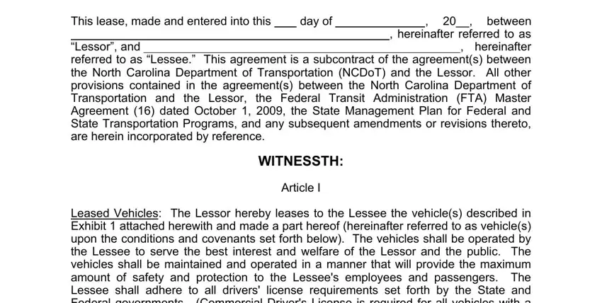 step 1 to filling out semi truck purchase agreement form