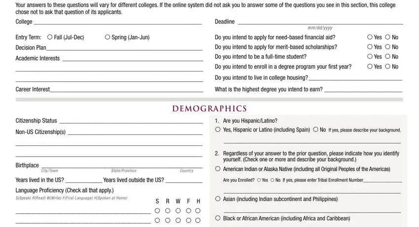part 2 to filling out printable common application 2020