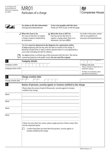 Companies House Mr01 Form Preview