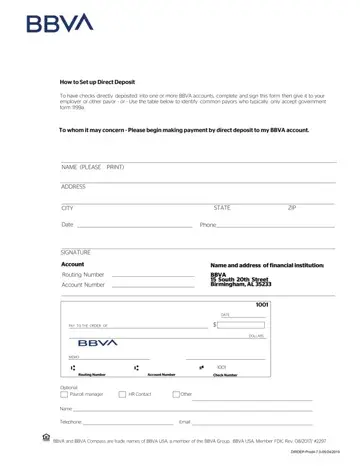 Compass Bank Online Form Preview