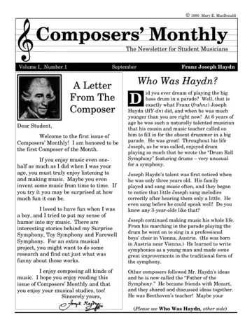 Composers Monthly Newsletter Form Preview