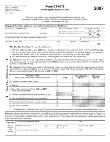 Connecticut Form 8379 Preview