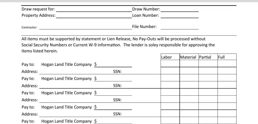 Construction Draw Request Form ≡ Fill Out Printable PDF Forms Online