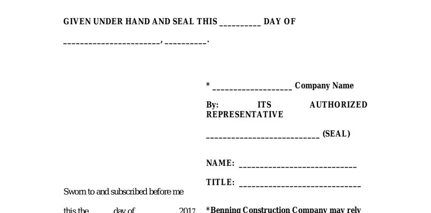 Completing ga lien waiver form 2021 step 3