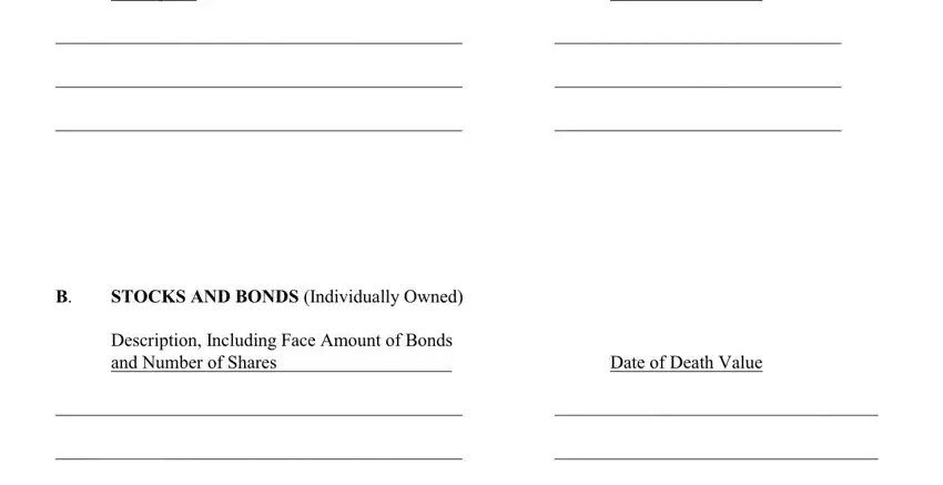 Entering details in nys inventory of assets form step 4