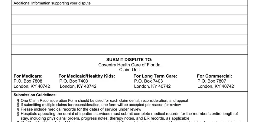 Filling in coventry health care florida provider appeal form no No Download Needed needed part 2