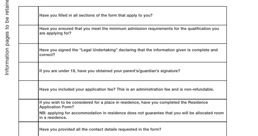 cput online application form blanks to consider
