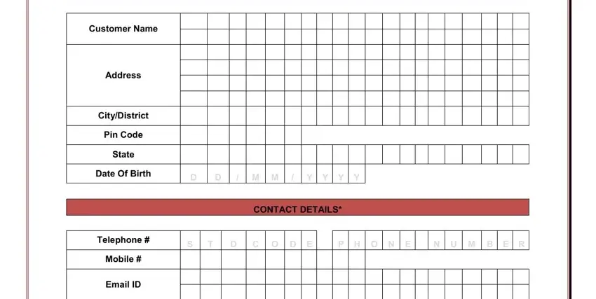 stage 1 to filling out equifax credit investigation form