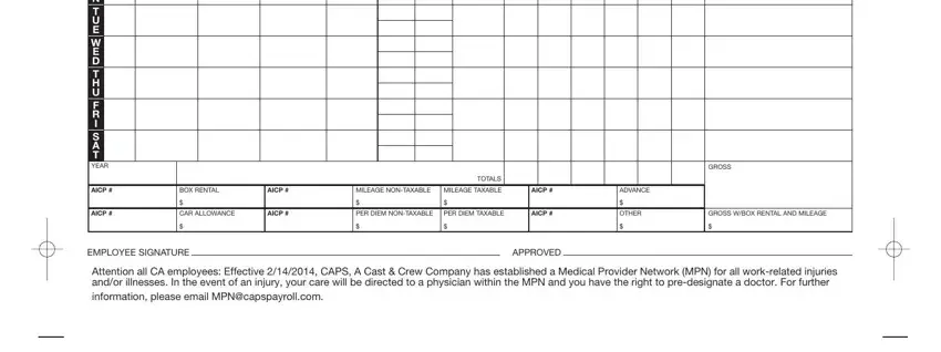 Completing ep crew time card part 2