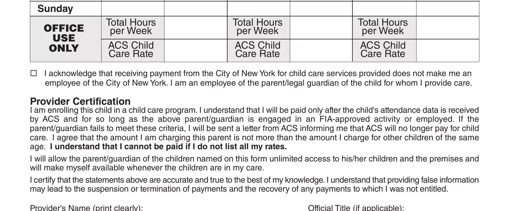 stage 5 to finishing nyc hra child care forms