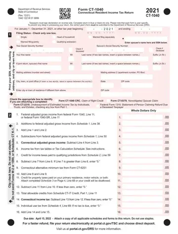 Ct1040 Form Preview