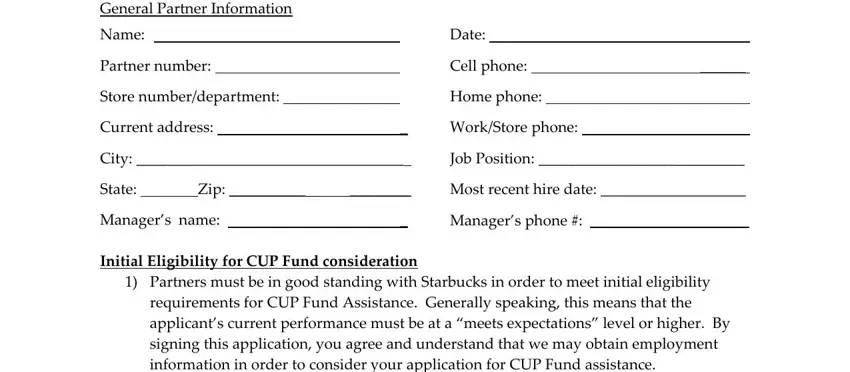 portion of spaces in cup fund starbucks