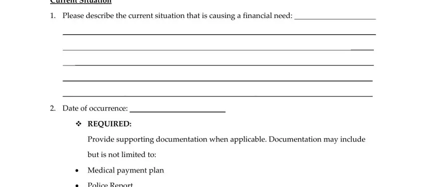 what is the starbucks cup fund If your employment status meets, (cid:153) REQUIRED:, Provide supporting documentation, but is not limited to:, • Medical payment plan, and • Police Report fields to fill out