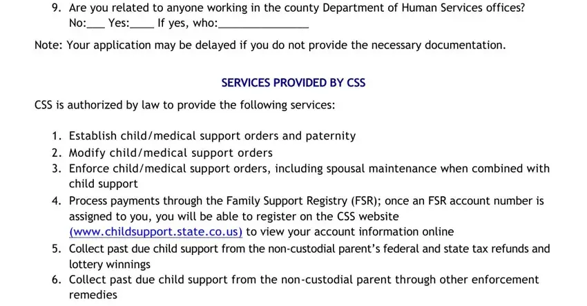 part 2 to finishing arkansas child support application