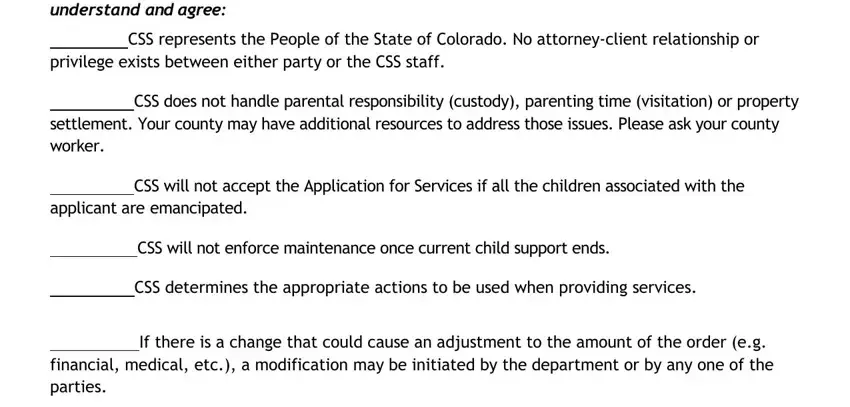 step 3 to filling out apply for child support online arkansas