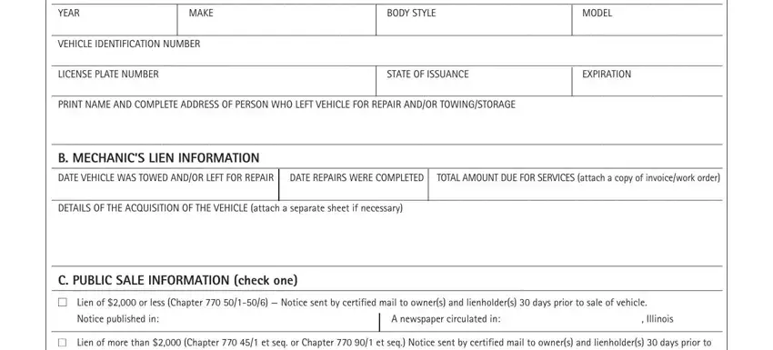 mechanics lien in illinois form empty fields to complete