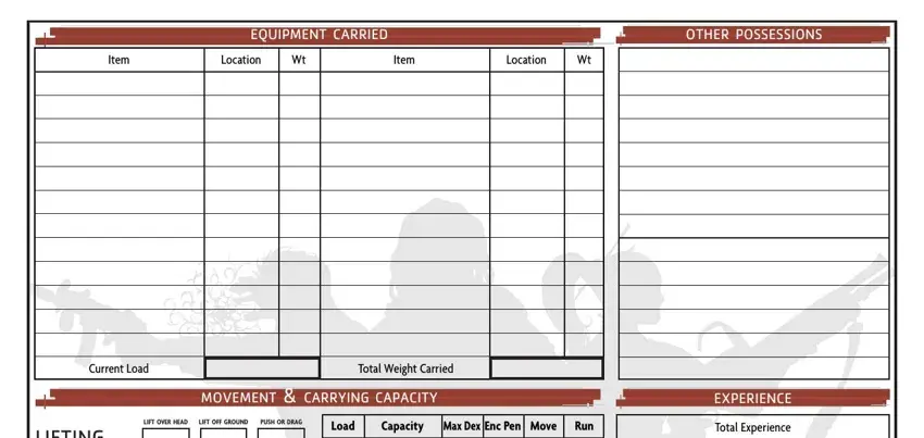 Finishing d20 character generator stage 4