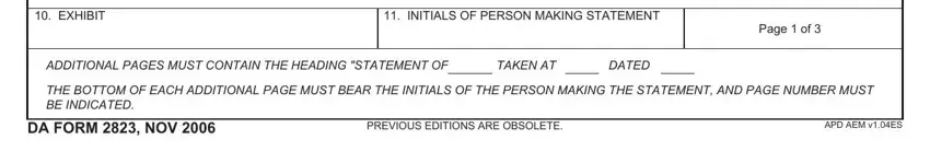 Da 2823 Form ≡ Fill Out Printable Sworn Statement 2441