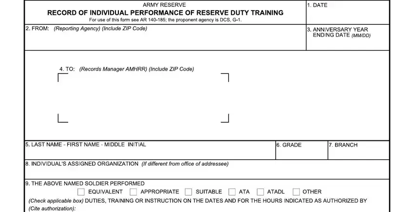 da 1380 form fields to complete