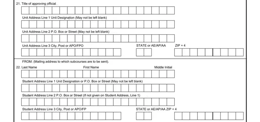 Filling out Da Form 145 part 2