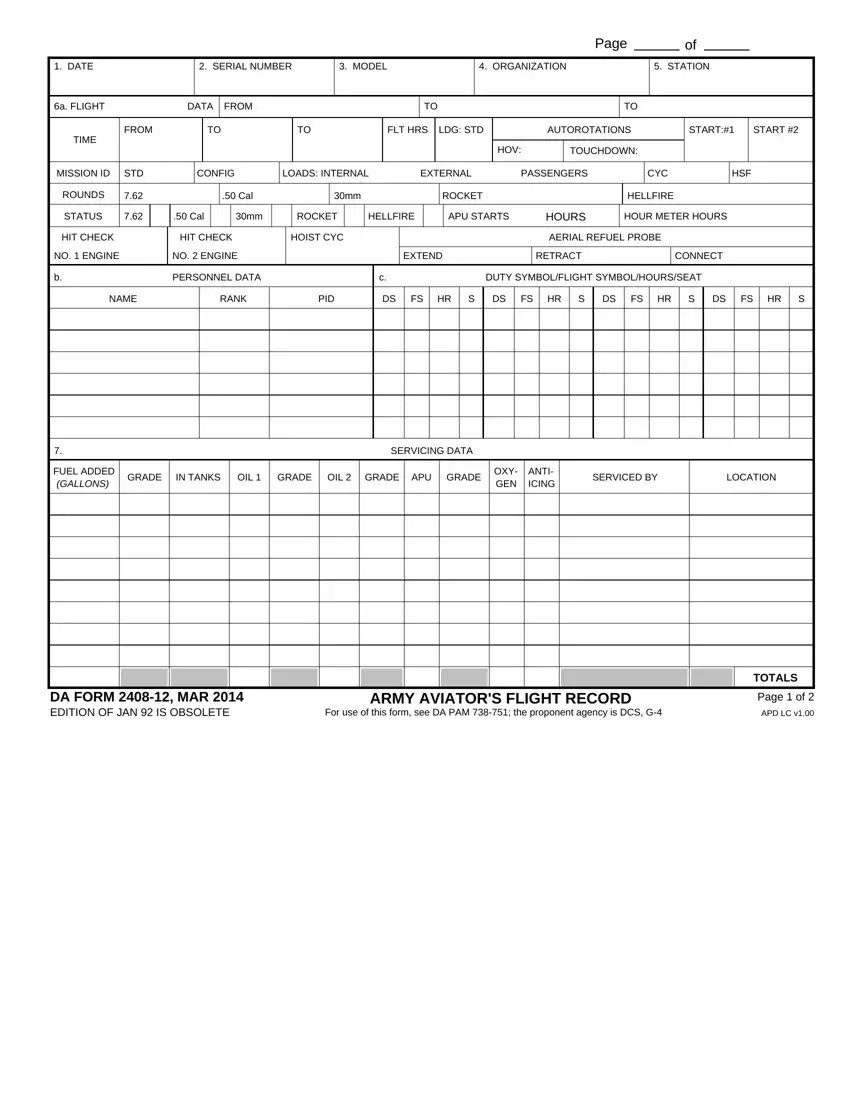 Da Form 2408 12 ≡ Fill Out Printable PDF Forms Online