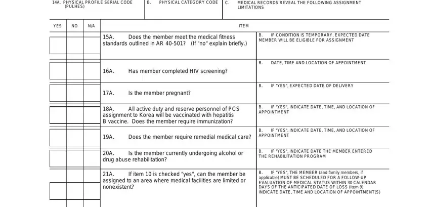 Filling out da4036 part 3