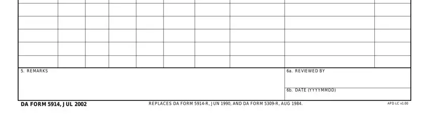 Completing form 5914 stage 2