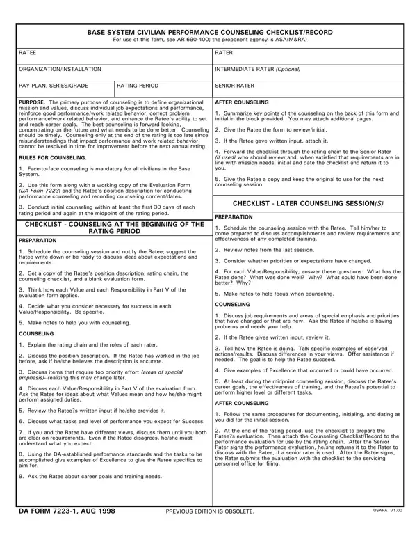 Da Form 7223 1 first page preview