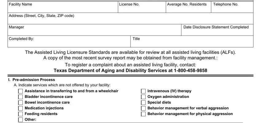 portion of fields in dads disclosure