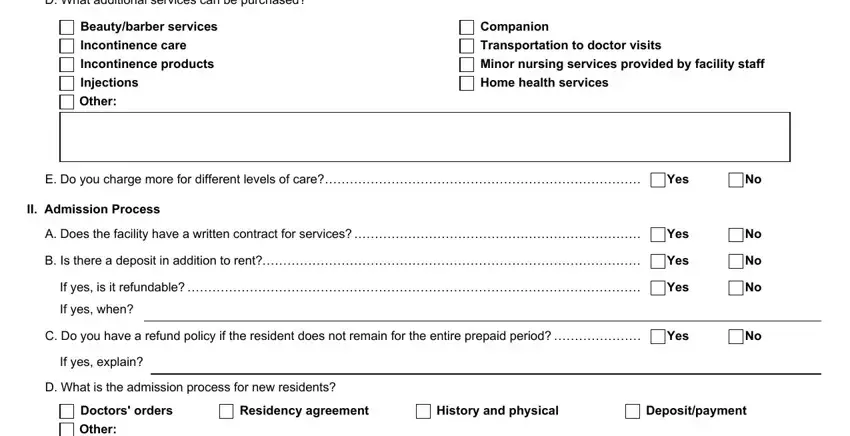 Entering details in dads disclosure part 4