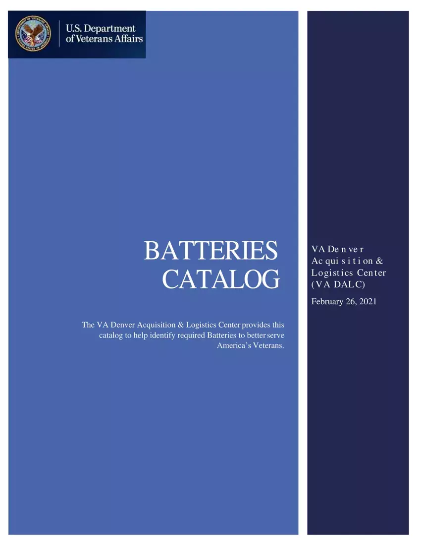 Dalc Batteries Logistics first page preview