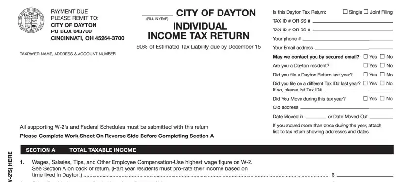 city of dayton taxes online empty spaces to consider