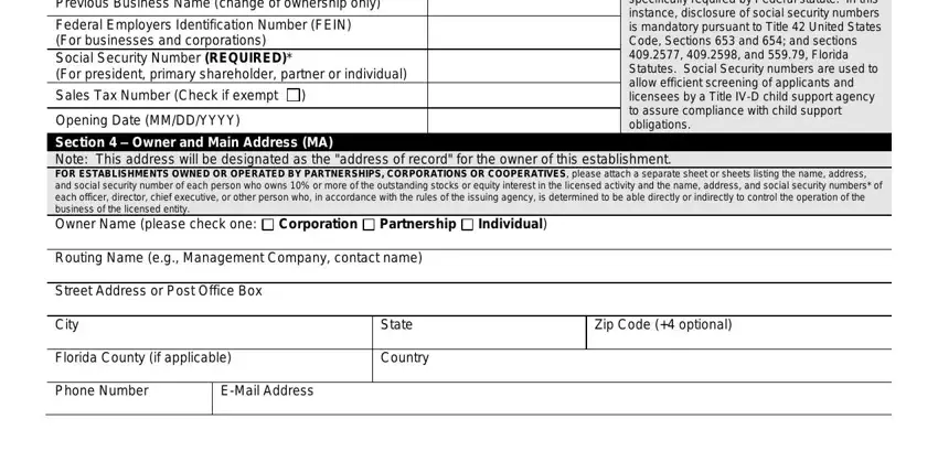 step 5 to entering details in dbpr hr 7031 form