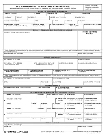 Dd 1172 2 Form Preview