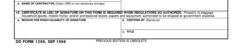 step 3 to filling out how to 1299 form