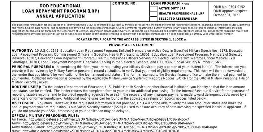 stage 1 to writing form loan repayment