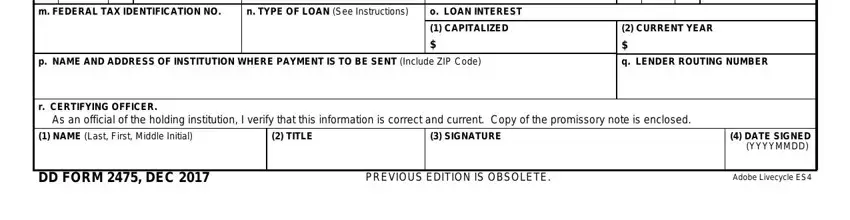 part 3 to finishing form loan repayment