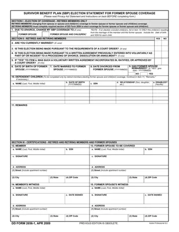Dd 2656 1 Form Preview