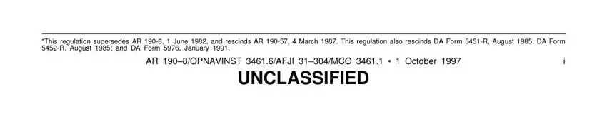 dd2745 This regulation supersedes AR, and AR OPNAVINST AFJI MCO    October fields to complete