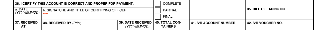 DD Form 1155 example filled out, payment certification