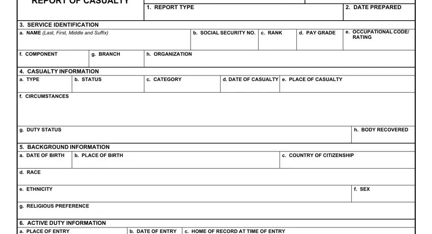 stage 1 to writing dd1300 form