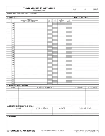 Dd Form 1351 2C Preview