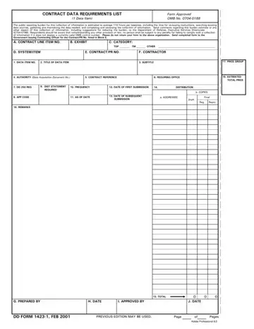Dd Form 1423 1 Preview